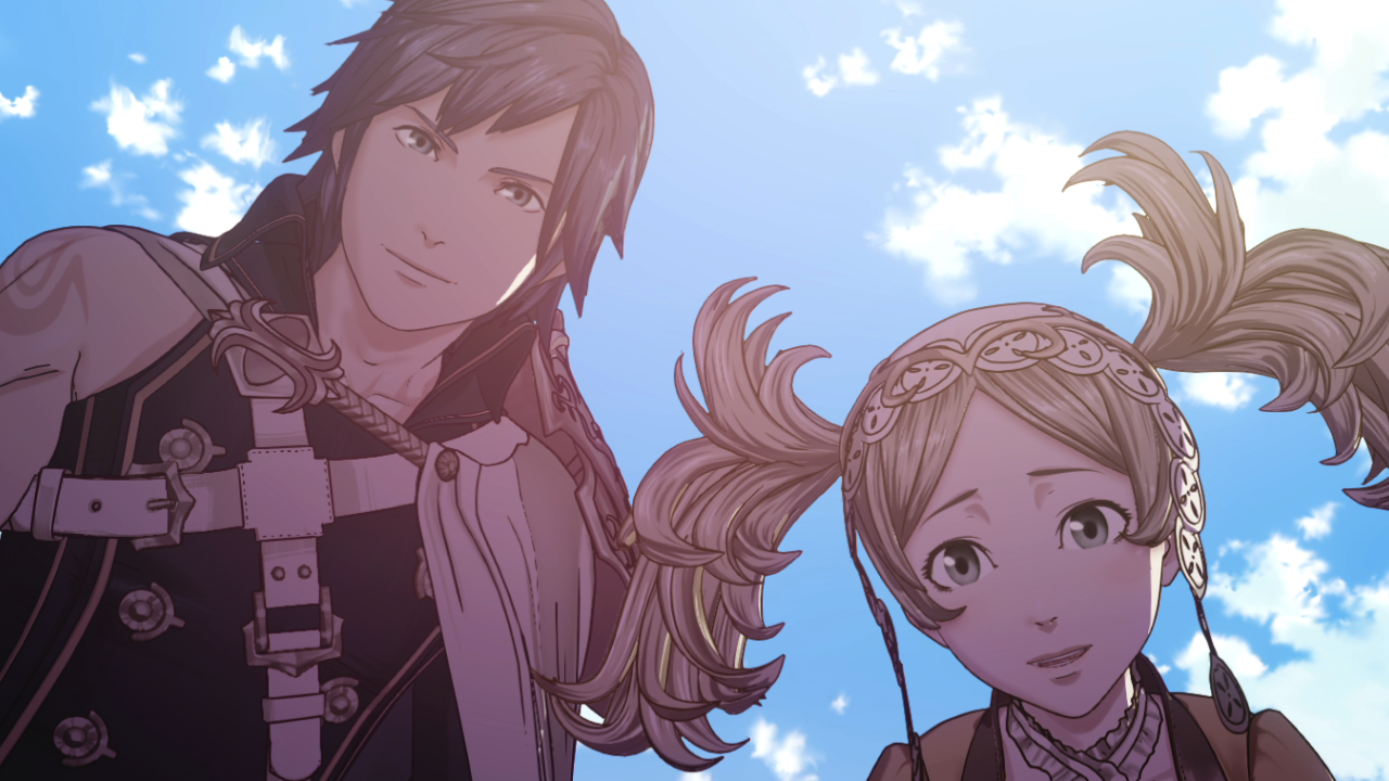 Chrom und Lissa entdecken die erwachenden Hauptperson