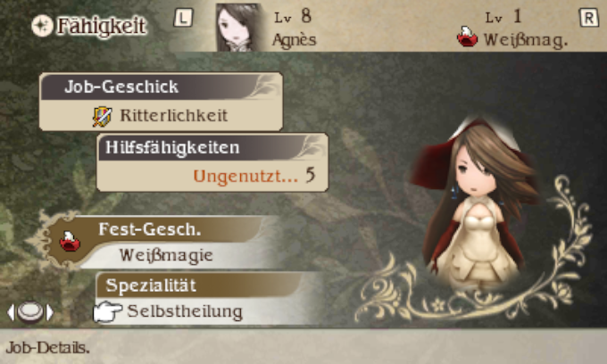 Wie in alten Final Fantasy Teilen gibt es hier wieder ein Job-System. (Bild: Nintendo)