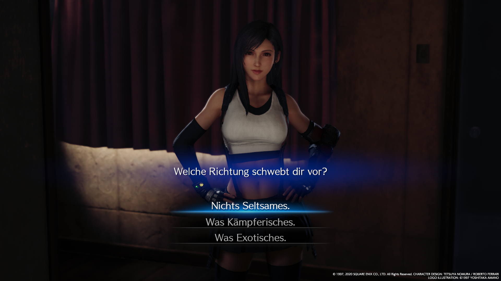 Auf Cringe muss bei Final Fantasy VII auch 2020 nicht verzichtet werden.